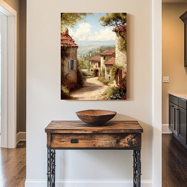 Peinture Village Provençal